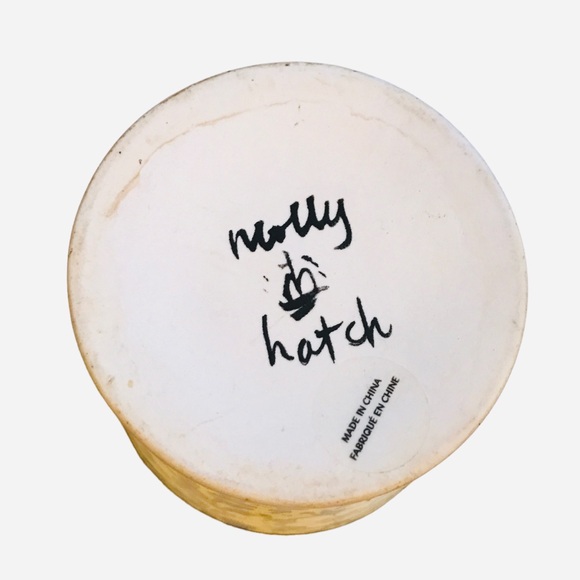 Molly Hatch Anthropologie GROW Flower Pot Planter 4" Take Root Blue Yellow - Picture 10 of 10